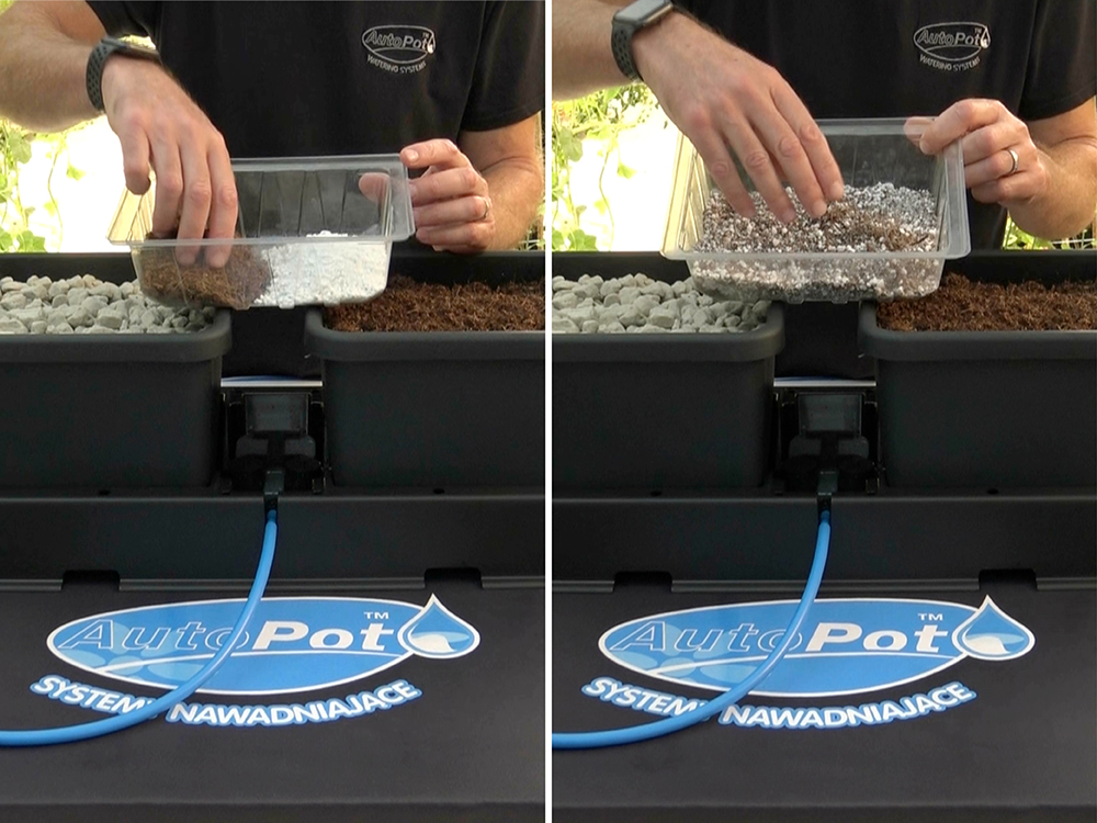 Fasten your safety belts! Jason’s mixing up his media 60/40 Coco Perlite here